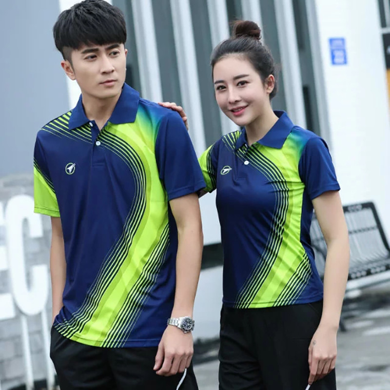 Νέα μπλουζάκια πινγκ πονγκ για άνδρες Γυναικεία κοντομάνικα μπλουζάκια πινγκ πονγκ Μπλουζάκια πινγκ πονγκ αθλητικά μπάντμιντον Πουκάμισα μπλουζάκια Αθλητικά ρούχα