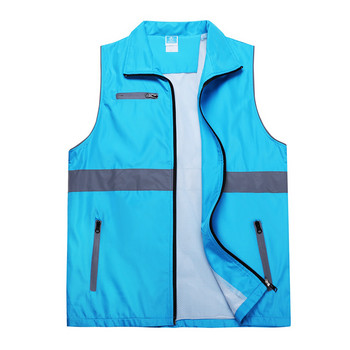 Ανακλαστικό γιλέκο υψηλής ορατότητας Εθελοντής εργάτης Running Reflective Safety Ρούχα Χώρος εργασίας Προειδοποιητικά Ρούχα Ρούχα