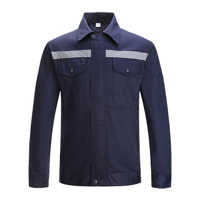 Hi Vis garām piedurknēm poli kokvilnas viegla svara atstarojoša darba jaka darba apģērba krekls