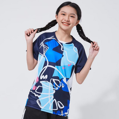 Bērnu galda tenisa badmintona galda tenisa krekls Pielāgots Džērsija Elpojošs Uniforms Ātri Dry Dry DIY