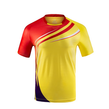 Αθλητικά μπλουζάκια μπάντμιντον που στεγνώνουν γρήγορα, Πουκάμισα πινγκ πονγκ Ανδρικά γυναικεία ρούχα τένις Μπλουζάκι για τρέξιμο Κοντομάνικο μπλουζάκια βόλεϊ