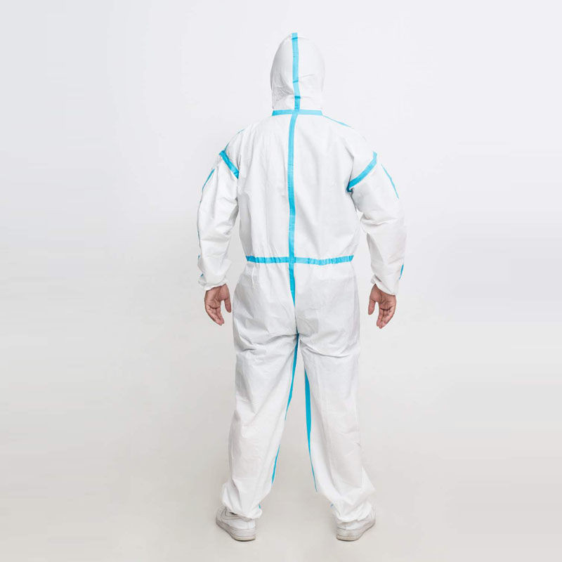 Vienreizējās lietošanas pretputekļu eļļas epidēmijas kombinezons Hazmat izolācijas drošības tērps aizsargapģērbs Putekļu necaurlaidīgs kombinezons