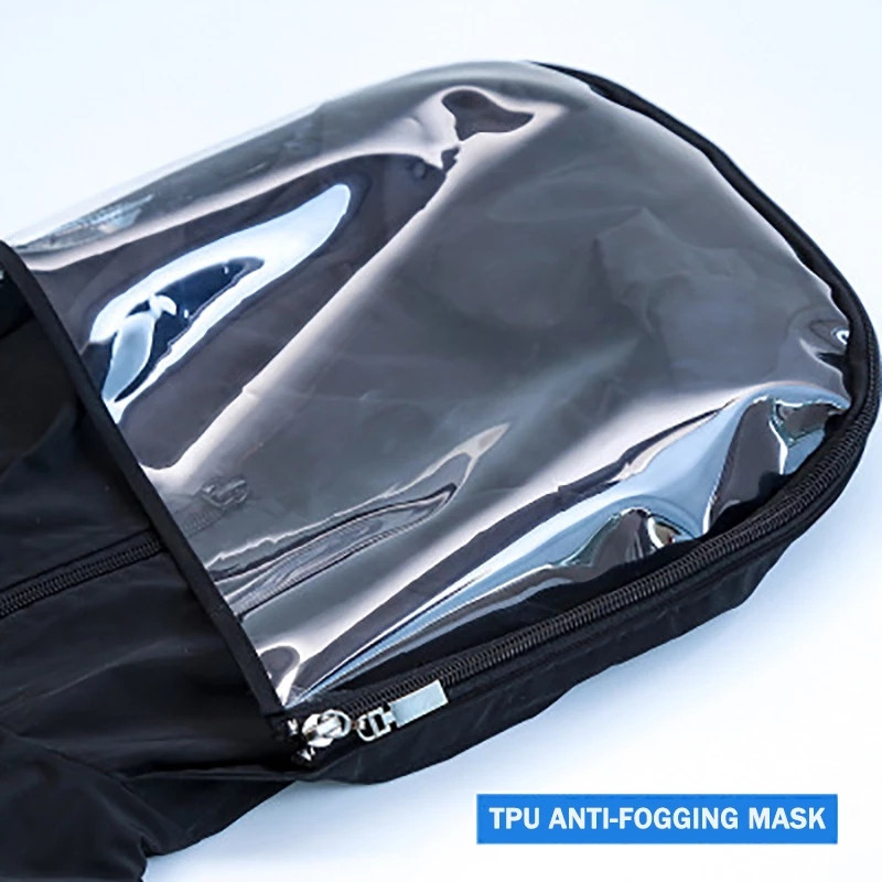 Utazásvédő szigetelőruházat Egyrétegű, lélegző, porálló cseppálló és levehető védőruházat