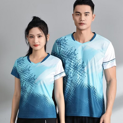 Férfi/női tollaslabda asztalitenisz póló edzés edzés sportruházat légáteresztő gyorsan száradó anyag kiváló minőségű