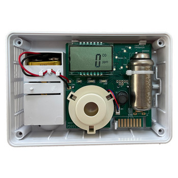 CM100 Аларма за въглероден окис с LCD дисплей Детектор за CO Силна аларма 85 dB Сменяема батерия Сертифицирана по EN 50291:2018