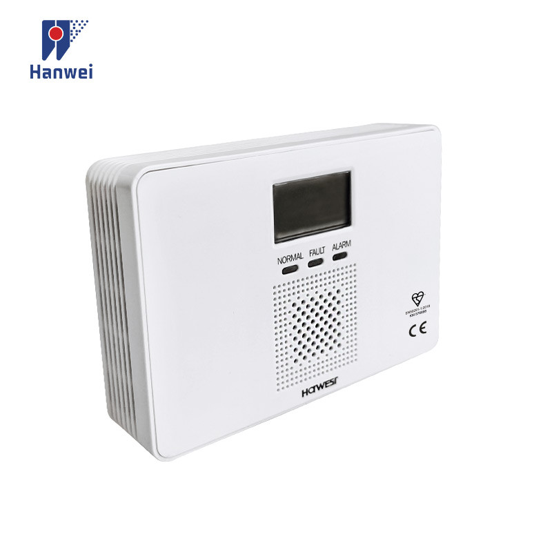 CM100 anglies monoksido signalizacija su LCD ekranu CO detektoriumi garsiai 85 dB signalizacija keičiama baterija EN 50291:2018 Sertifikuota