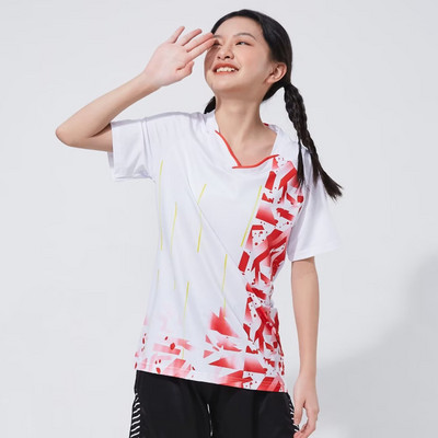 Bērnu galda tenisa badmintona krekls Pielāgots, elpojošs, ātri žūstošs DIY sporta krekls