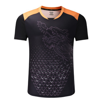 Нови мъжки тениски за тенис на маса Dragon от КИТАЙ, тениски за пинг-понг, китайски тениски за тенис на маса, дрехи за тенис на маса, спортни ризи