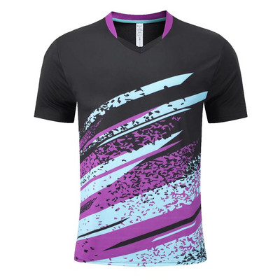 Jauns Sporta krekls Badmintona apģērbi krekli Sieviešu/Vīriešu/Bērnu galda teniss spēle Krekli apģērbi Vingrinājumi POL O apģērbi