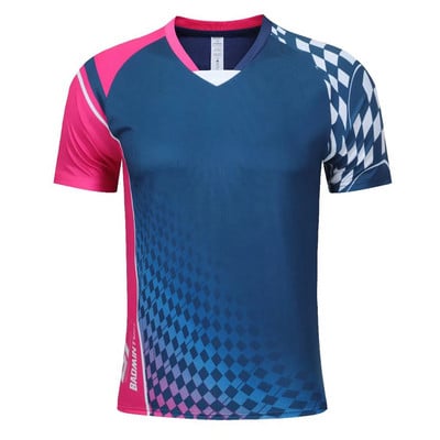 Jauns Sporta krekls Badmintona apģērbi krekli Sieviešu/Vīriešu/Bērnu galda teniss spēle Krekli apģērbi Vingrinājumi POL O apģērbi