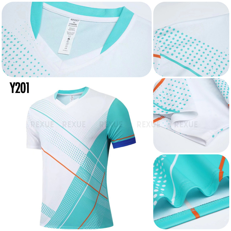 Jauns Sporta krekls Badmintona apģērbi krekli Sieviešu/Vīriešu/Bērnu galda teniss spēle Krekli apģērbi Vingrinājumi POL O apģērbi