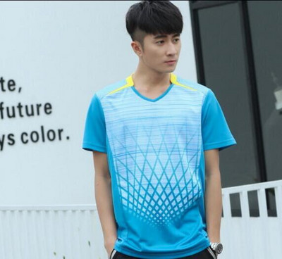 ανδρική παίκτρια μπάντμιντον για τένις καμισέτας τένις, ρούχα τένις για άνδρες, μπλουζάκι μπάντμιντον γυναικών, ρόπα για μπάντμιντον M-4XL