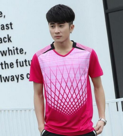 ανδρική παίκτρια μπάντμιντον για τένις καμισέτας τένις, ρούχα τένις για άνδρες, μπλουζάκι μπάντμιντον γυναικών, ρόπα για μπάντμιντον M-4XL