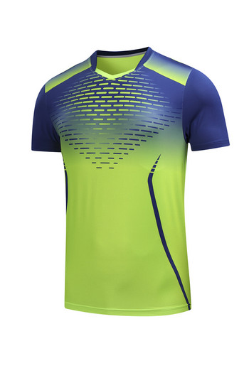 Нови мъжки/женски тениски за бадминтон, полиестерни дишащи тениски за тенис на маса, бързосъхнещи тениски с къси ръкави 211