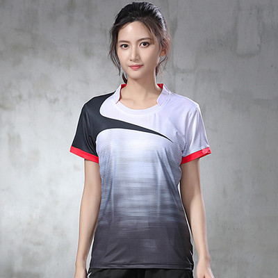 Nauji greitai džiūstantys, kvėpuojantys lengvi, lengvi trumpomis rankovėmis stalo teniso sportiniai drabužiai vyrams stalo teniso treniruočių kostiumai