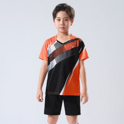 Детска тенис на маса пинг-понг бадминтон тениска спортно облекло за упражнения дишаща бързосъхнеща материя високо качество