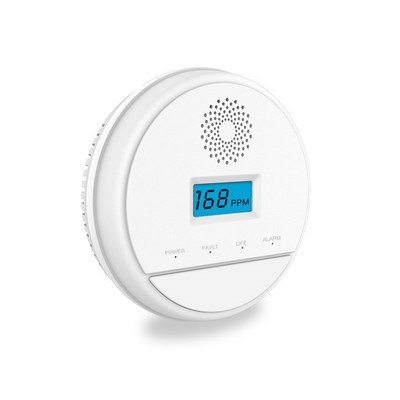 Süsinikandur, väga tundlik 85 dB CO alarmid Süsinikmonooksiidi akutoitel hoiatus Hoiatus häiredetektori LCD indikaator