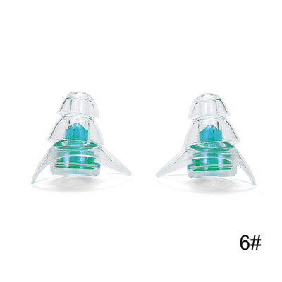 1 pāris troksni slāpējoši ausu aizbāžņi gulēšanai Studiju koncerts Dzirdes drošībai Troksni slāpējoši dzirdes aizsardzības Silikona ausu aizbāžņi