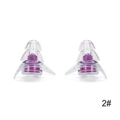 1 pāris troksni slāpējoši ausu aizbāžņi gulēšanai Studiju koncerts Dzirdes drošībai Troksni slāpējoši dzirdes aizsardzības Silikona ausu aizbāžņi