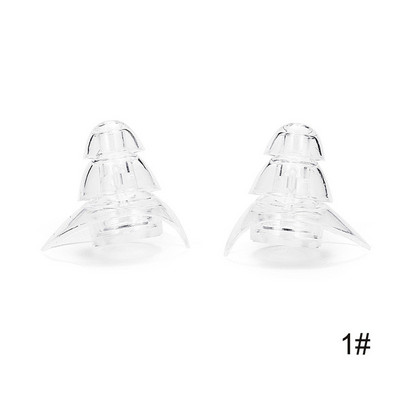 1 pāris troksni slāpējoši ausu aizbāžņi gulēšanai Studiju koncerts Dzirdes drošībai Troksni slāpējoši dzirdes aizsardzības Silikona ausu aizbāžņi