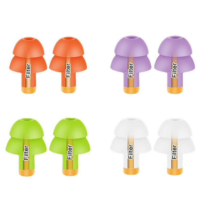 2GAB trokšņu samazināšanas ausu aizbāžņi Skaņas izolācijas aizsardzība Ausu aizbāžnis Sleeping Travel Mīksts Prettrokšņa ausu aizsargs Putu ausu aizbāžnis