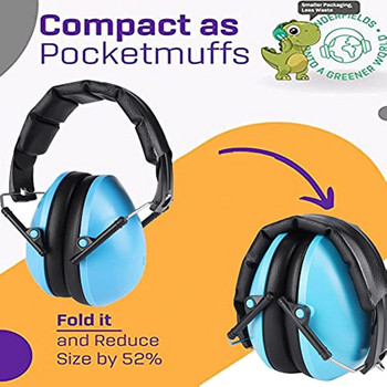 Висококачествени антифони за защита на ушите за деца Защитни антифони Намаляване на шума Звукоизолирани слушалки Защитни за деца