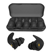 6 pairs Sound Blocking for Sleeping Noise Cancelling Ear Prig Πλενόμενος αφρός μνήμης επαναχρησιμοποιούμενος Συναυλίες Εργασία Παιδιά Ενήλικες Μελέτη