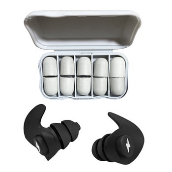 6 pairs Sound Blocking for Sleeping Noise Cancelling Ear Prig Πλενόμενος αφρός μνήμης επαναχρησιμοποιούμενος Συναυλίες Εργασία Παιδιά Ενήλικες Μελέτη