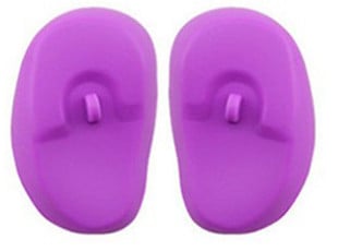 2gab Silikona Ausu Aizsegs Matu Krāsošana Krāsošana Aizsargs Auss Ūdensnecaurlaidīgs Salons Ausu Aizsargi Ausu aizsargi Cepures Dušas veidošanas Aksesuāri