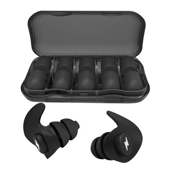 6 чифта за сън Шумопотискане за многократна употреба Блокиране на звука Удобна защита на слуха Тапа за уши Мемори пяна Работно проучване