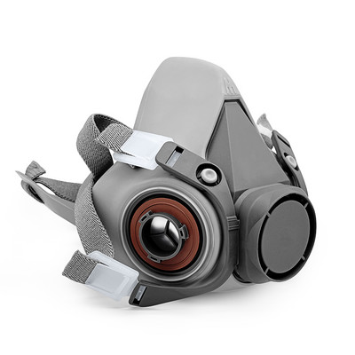 Daugkartinio naudojimo 6200 kaukės veido dangtelis su filtrais dažymui dulkių mašina organinių garų poliravimui su filtrų medvilniniais akiniais nuo rasojimo