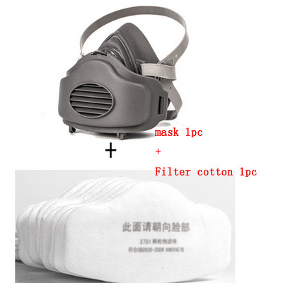 3200 Polu maska za lice Filter Pamučna utičnica Zaštitna maska za lice i usta Maska protiv prašine u spreju Boja Maska za prašinu Respirator za čestice