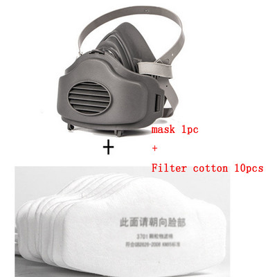 3200 Polu maska za lice Filter Pamučna utičnica Zaštitna maska za lice i usta Maska protiv prašine u spreju Boja Maska za prašinu Respirator za čestice