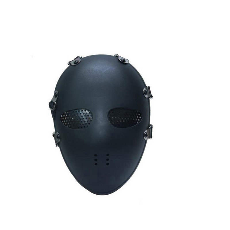 CS Field Outdoor Games Faceguard Ütésálló, állítható védőmaszkok Outdoor Survival Live CS Game Cosplay maszk