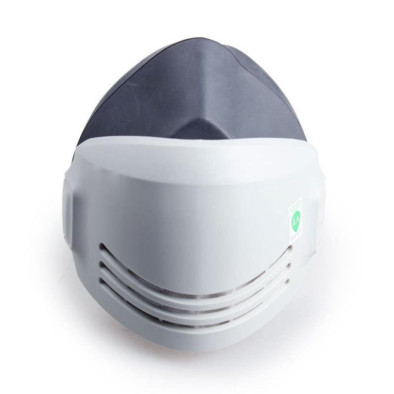 Висококачествена противопрахова маска Сиви гумени химически респиратори Половина лице Mascarilla Protectora + 1 бр. Филтър за сигурност-защита