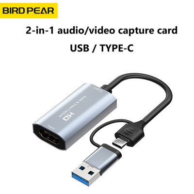 Placă de captură video USB C 4K compatibil HDMI USB/Type-c Game Grabber Record pentru PC PS4 Computer Cameră Live Stream Înregistrare întâlnire