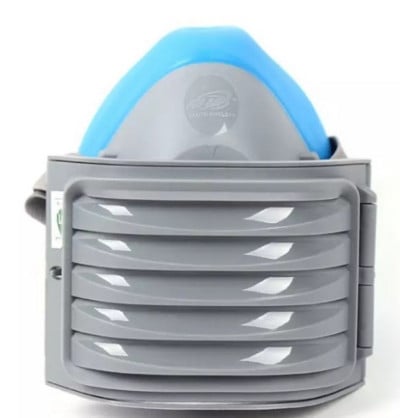 Pusei veido dujinė kaukė kvėpavimo takų dulkėms atspari didelio efektyvumo filtrai Apsauginė pramoninė nuo PM2.5 respiratoriaus dulkių kaukė