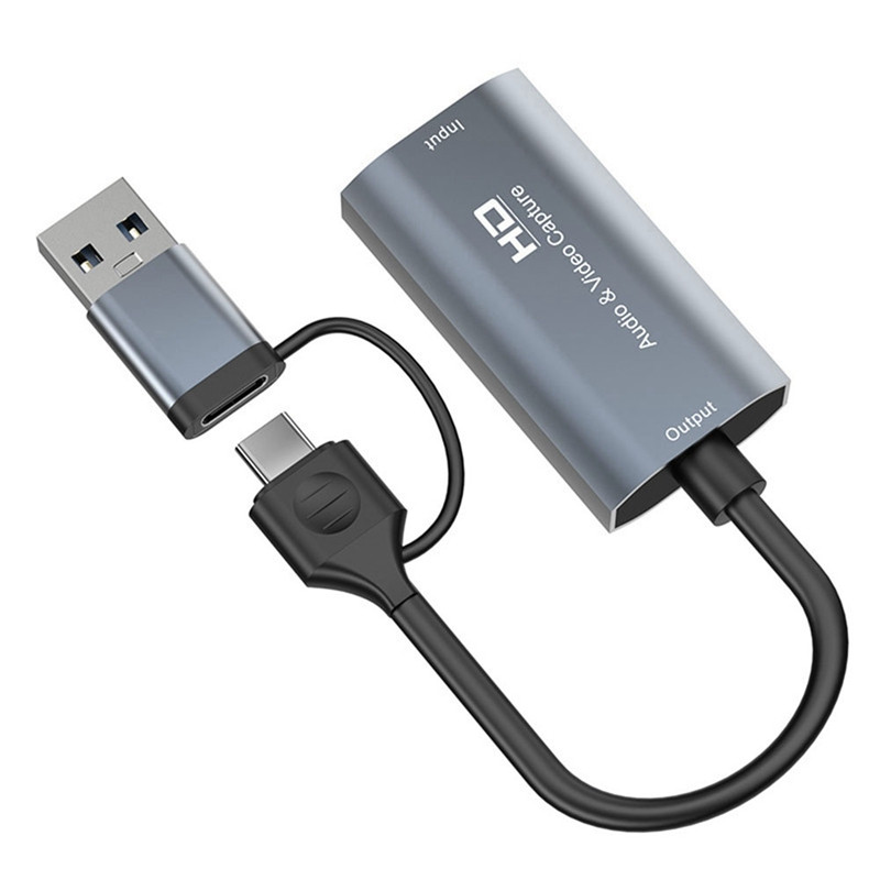 4K audio video tveršanas karte-C tipa video uzņemšanas karte tālruņa spēļu mašīna PS kameras iegūšanas karte