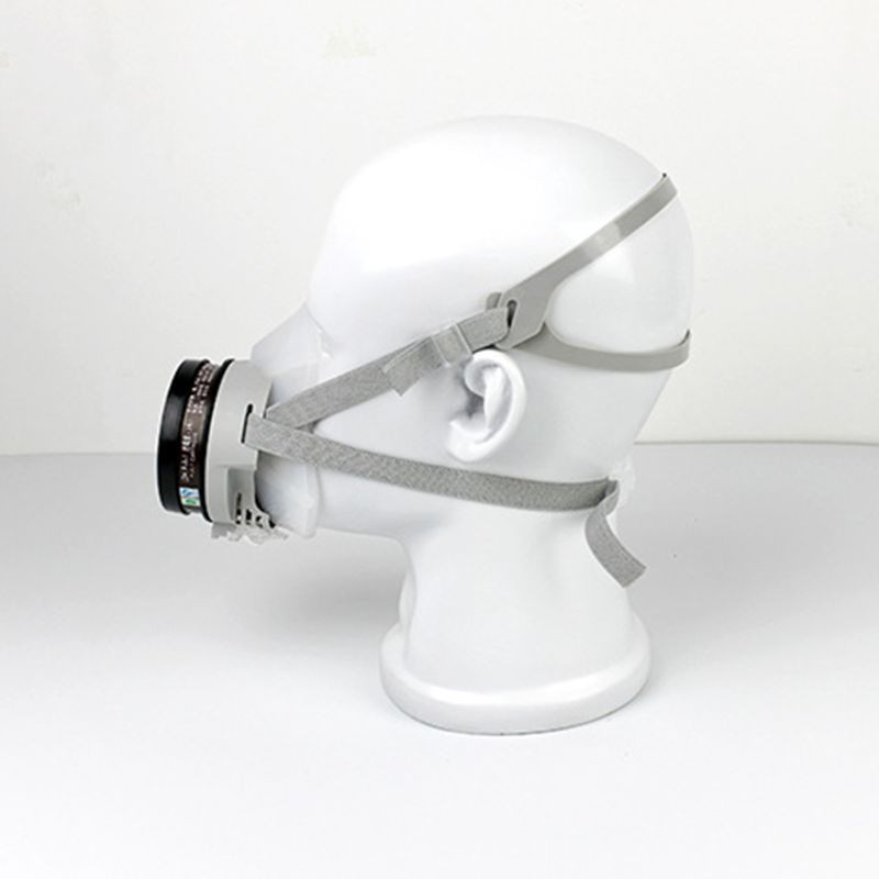 918A 1Set saugus silikoninis apsauginis veido dangtelis nuo dulkių cheminių dujų kaukės filtras, kvėpuojantis respiratorius pramonei