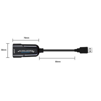 YIGETOHDE USB 3.0 HDMI-συμβατό παιχνίδι Κάρτα λήψης βίντεο 1080P Προσαρμογέας ροής βίντεο για PS4 Live Broadcasts Εγγραφή βίντεο