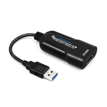 YIGETOHDE USB 3.0 HDMI-συμβατό παιχνίδι Κάρτα λήψης βίντεο 1080P Προσαρμογέας ροής βίντεο για PS4 Live Broadcasts Εγγραφή βίντεο