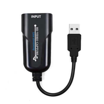 YIGETOHDE USB 3.0 HDMI-συμβατό παιχνίδι Κάρτα λήψης βίντεο 1080P Προσαρμογέας ροής βίντεο για PS4 Live Broadcasts Εγγραφή βίντεο