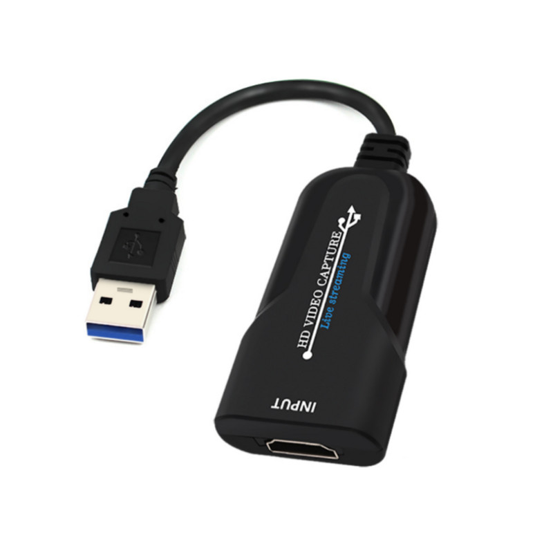 YIGETOHDE USB 3.0 HDMI saderīga spēļu video uzņemšanas karte 1080P video straumēšanas adapteris PS4 tiešraides video ierakstīšanai