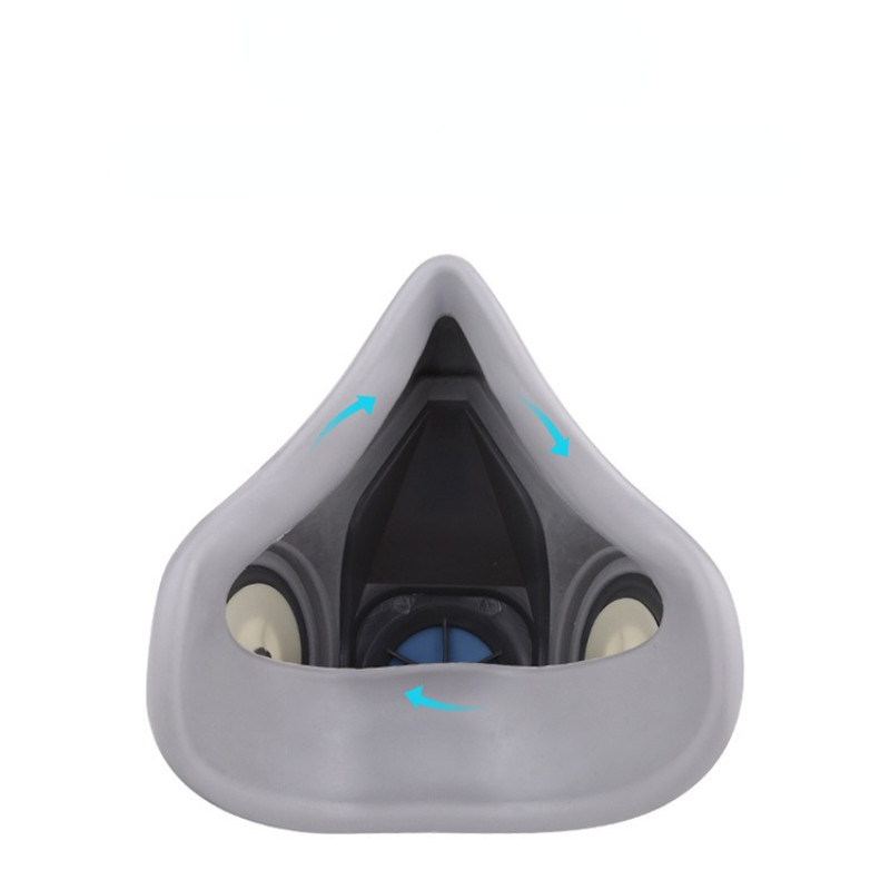 Plinska maska za lice 6200 Maska u spreju za slikanje Gumeni materijal Mala težina Bez mirisa Kompatibilan s 6001 2091 filterima Brza dostava