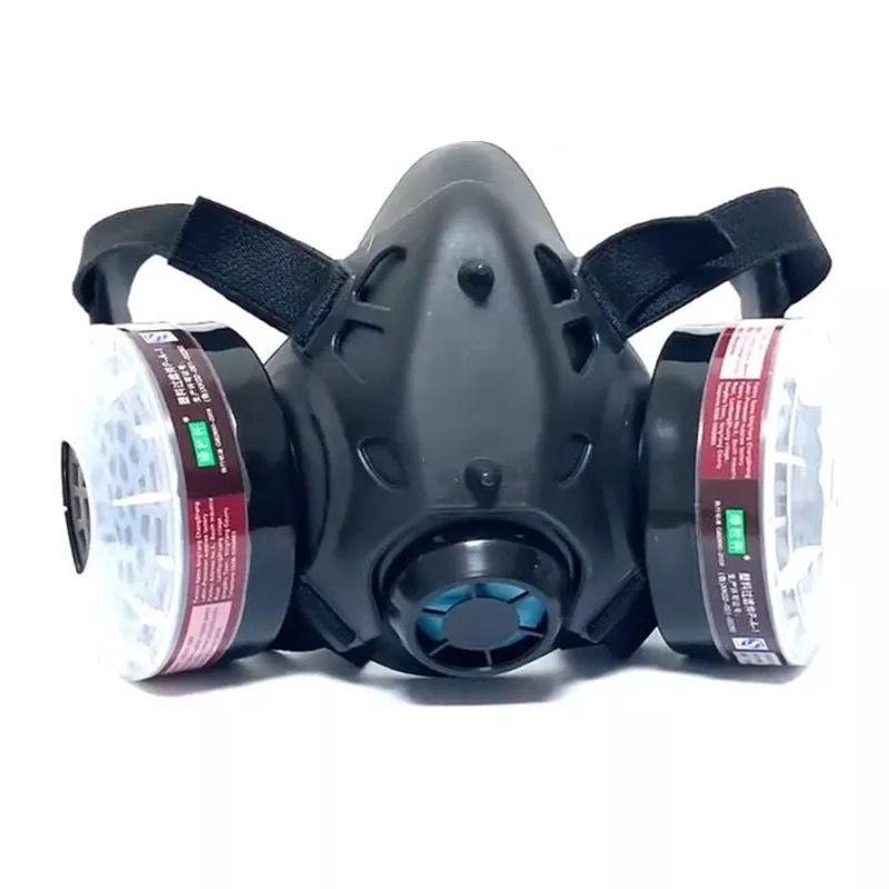 Respirator Gas Mask Anti Dust Respirator Face Gas Mask Protection Βιομηχανικές μάσκες αερίου με φίλτρα ευρέως χρησιμοποιούμενες