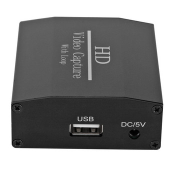 HD Capture Card Компютър Live Video Recording USB към HD с Loop Out Capture Card HD към USB