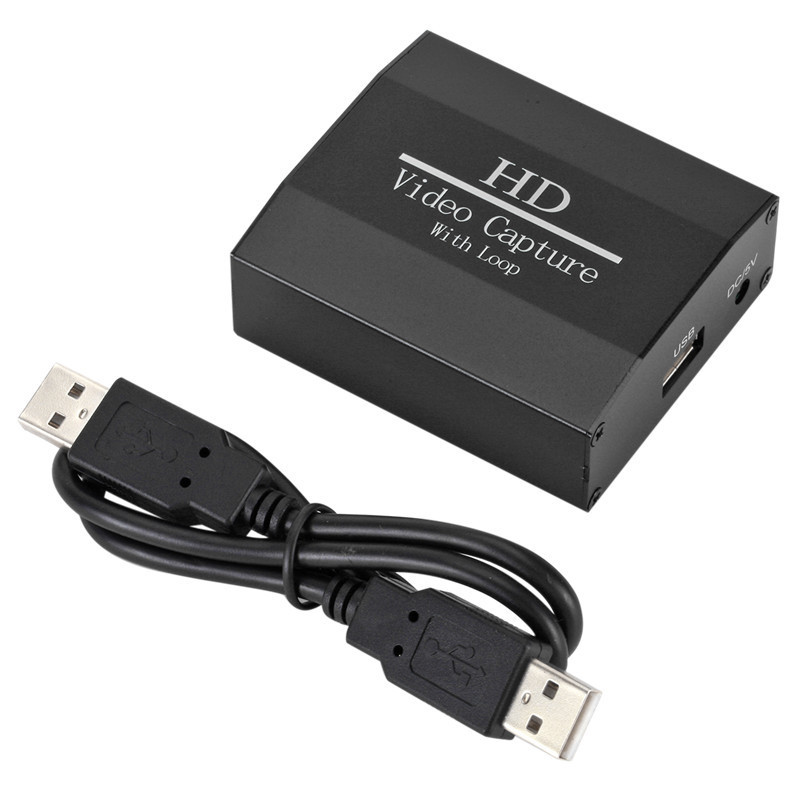 HD Capture Card Computer Tiešraides video ierakstīšana USB uz HD ar Loop Out Capture Card HD uz USB