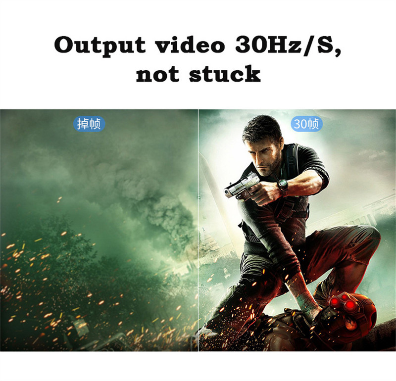 4K audio video tveršanas karte ar cilpas izeju 1080P HDMI saderīgu USB 2.0 PS4 tālruņa spēlei tiešraides video straumēšanas ieraksts