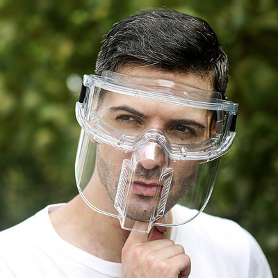 Clear Protective Goggles Γυαλιά ασφαλείας κατά του πιτσιλίσματος Face Protectio Clear Work Safety Glasses Αποσπώμενα γυαλιά