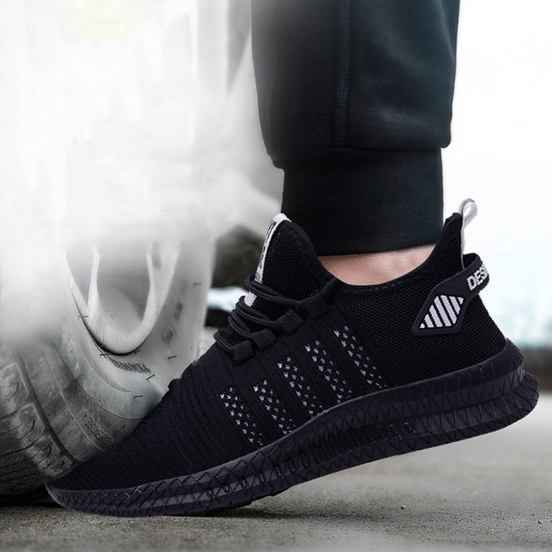 Elpusztíthatatlan biztonsági munkacipő férfi/női divatos, defektálló acél orrú cipő könnyű, légáteresztő, csúszásmentes nagyméretű cipő